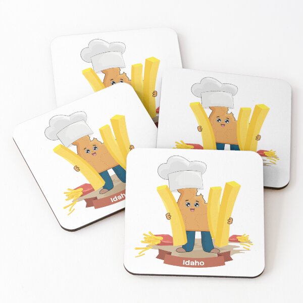 Item preview, Idaho State Map Character with Chef Hat designed and sold by Travel.Art.