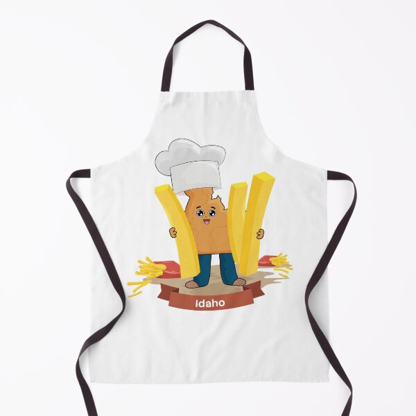 Item preview, Idaho State Map Character with Chef Hat designed and sold by Travel.Art.