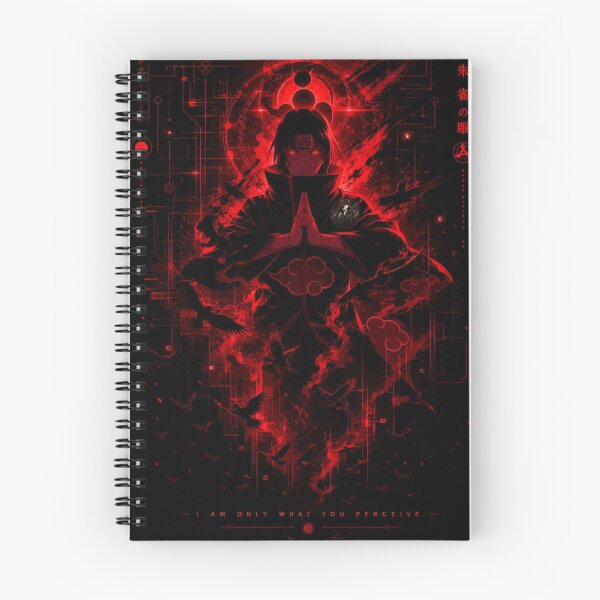 Artikelvorschau, Itachi Uchiha Sharingan Rote Cyber-Kunst | Akatsuki Dark Anime Poster entworfen und verkauft von Dyan4.