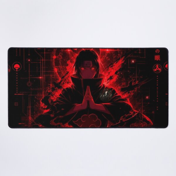 Item preview, Itachi Uchiha Sharingan Red Cyber Art | Akatsuki Dark Anime Poster designed and sold by Dyan4.
