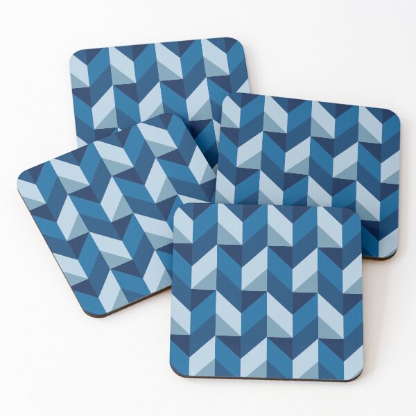 Item preview, Blue Geometric Chevron Pattern designed and sold by David Speed Design.