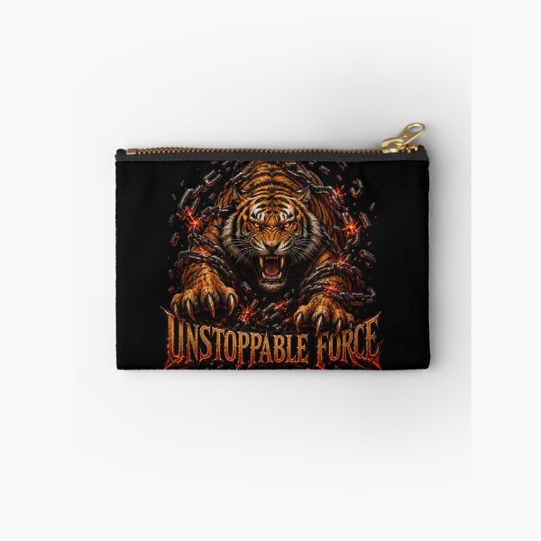 Item preview, Unstoppable Force Tiger Breaking Chains Dark Gothic Fantasy T-Shirt designed and sold by Martin's_Design.