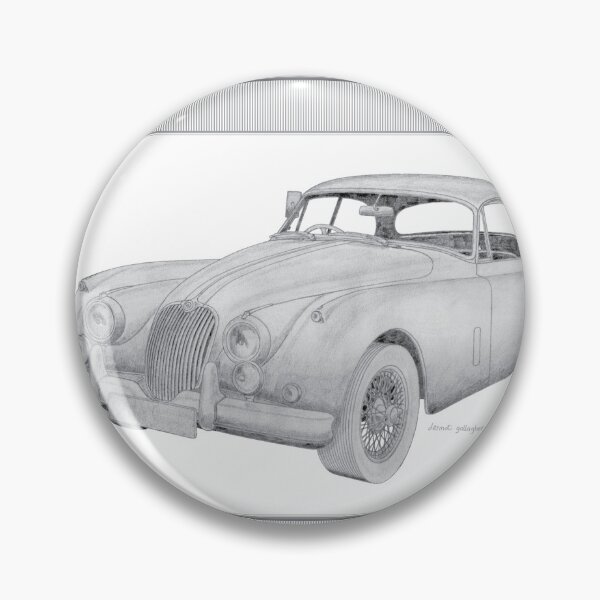 Item preview, Jaguar XK150 2 Door Coupé Hand-drawn designed and sold by Classic Car Art Drawings.