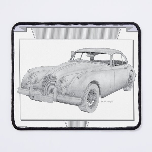 Item preview, Jaguar XK150 2 Door Coupé Hand-drawn designed and sold by Classic Car Art Drawings.