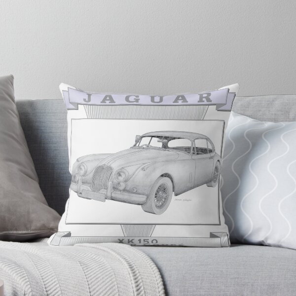 Item preview, Jaguar XK150 2 Door Coupé Hand-drawn designed and sold by Classic Car Art Drawings.