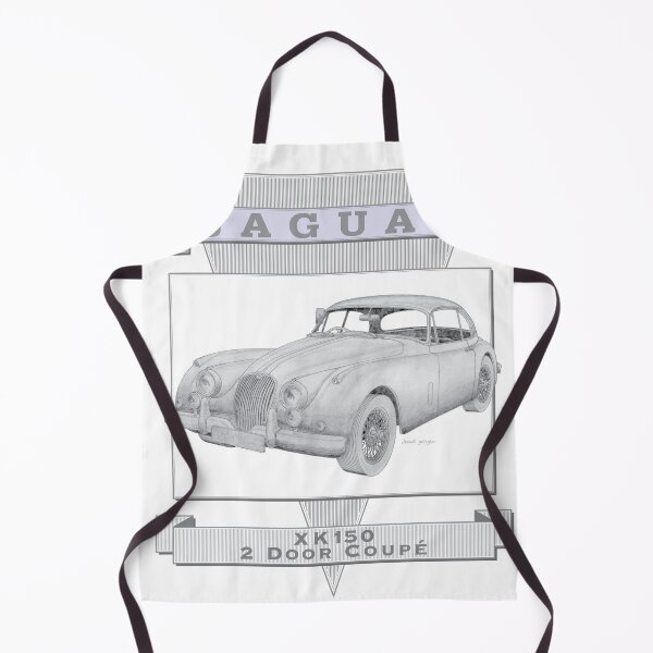 Item preview, Jaguar XK150 2 Door Coupé Hand-drawn designed and sold by Classic Car Art Drawings.