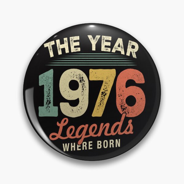 Item preview, Vintage 1976, 50th Birthday Retro Born Gift Distressed Design designed and sold by FernaRoje.