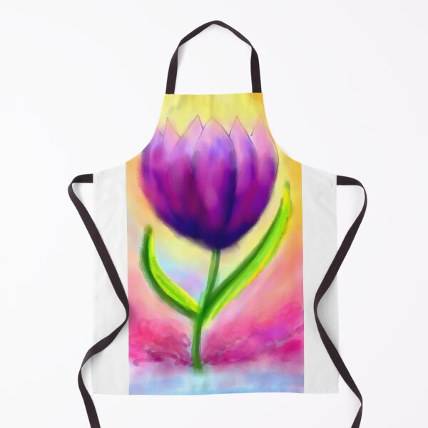 Item preview, A vibrant pink purple tulip floral aesthetic purposes designed and sold by Shukasya-Arts.