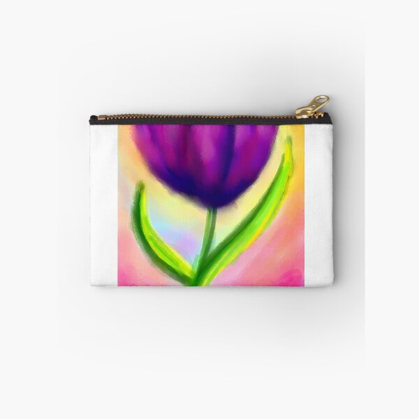 Item preview, A vibrant pink purple tulip floral aesthetic purposes designed and sold by Shukasya-Arts.