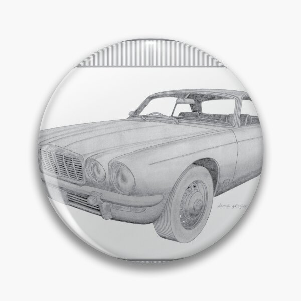 Item preview, Jaguar XJ 2 Door Coupé Hand-drawn designed and sold by Classic Car Art Drawings.