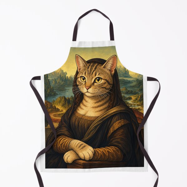 Item preview, Meowna Lisa Cartoon Style designed and sold by FyreHorse Designs.