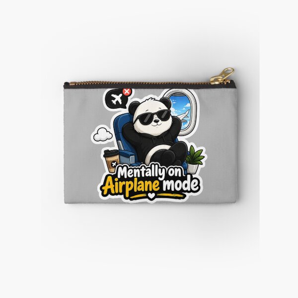 Item preview, Mentally On Airplane Mode Panda designed and sold by PixoNest.