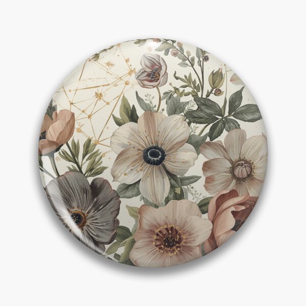 Item preview, Celestial Wildflower Constellation | Elegant Botanical Floral Art designed and sold by Shanker-studio.