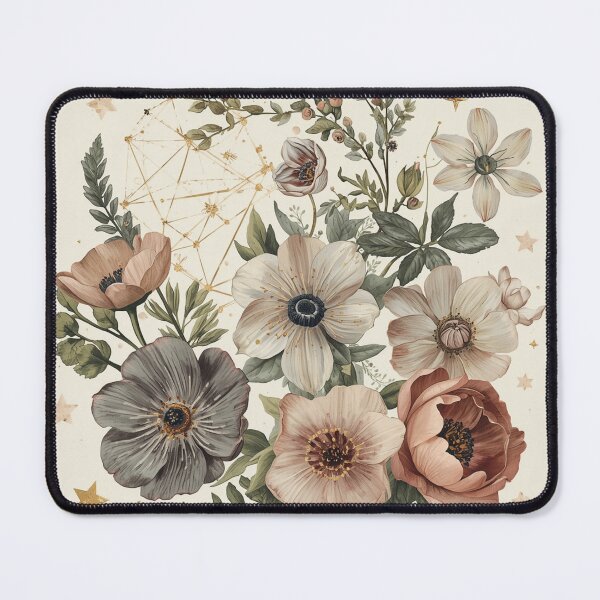Item preview, Celestial Wildflower Constellation | Elegant Botanical Floral Art designed and sold by Shanker-studio.