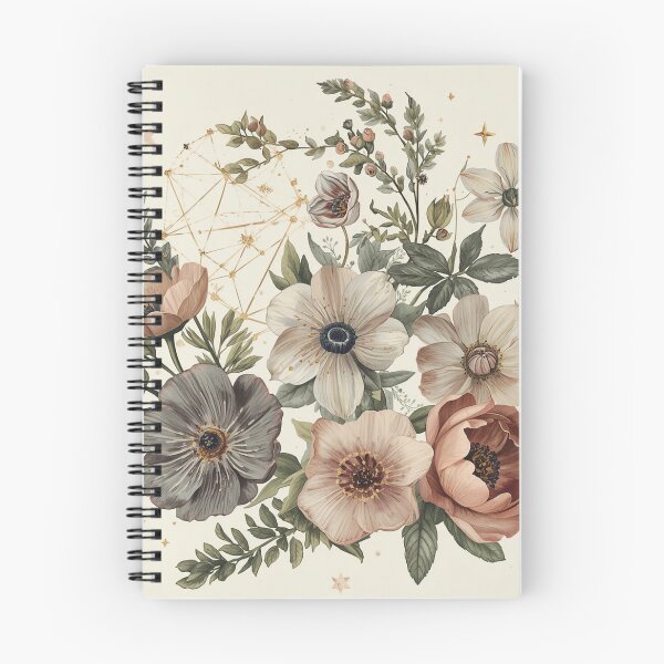 Item preview, Celestial Wildflower Constellation | Elegant Botanical Floral Art designed and sold by Shanker-studio.