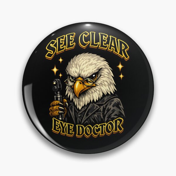Item preview, Cool Bald Eagle Eye Doctor Optometrist Gift for Save Your Vision Month National Eye Exam Month Ophthalmologist Appreciation Medical Professional Design designed and sold by ClinicalHubs.