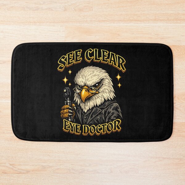 Item preview, Cool Bald Eagle Eye Doctor Optometrist Gift for Save Your Vision Month National Eye Exam Month Ophthalmologist Appreciation Medical Professional Design designed and sold by ClinicalHubs.