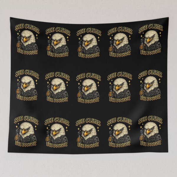 Item preview, Cool Bald Eagle Eye Doctor Optometrist Gift for Save Your Vision Month National Eye Exam Month Ophthalmologist Appreciation Medical Professional Design designed and sold by ClinicalHubs.