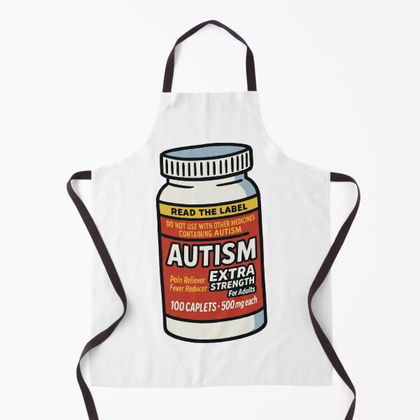 Item preview, Funny Extra Strength Autism Medicine Bottle Parody Health designed and sold by rediscoveredapp.