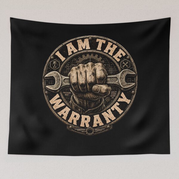 Item preview, I Am The Warranty Shirt Mechanic Dad Humor Shirt Father’s Day Shirt Mechanic Uncle Shirt Dad Joke Shirt Funny Shirt for Men designed and sold by THREE LITTLE BEANS.