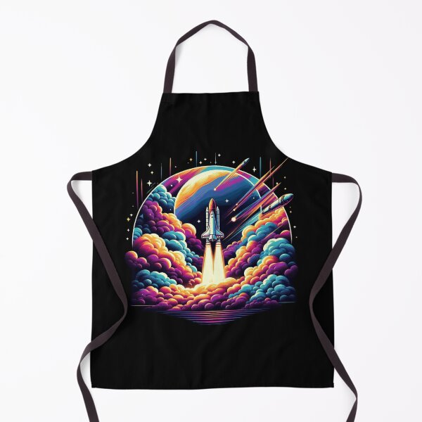 Item preview, Stellar Launch – Neon Space Shuttle designed and sold by Dogandesighn.