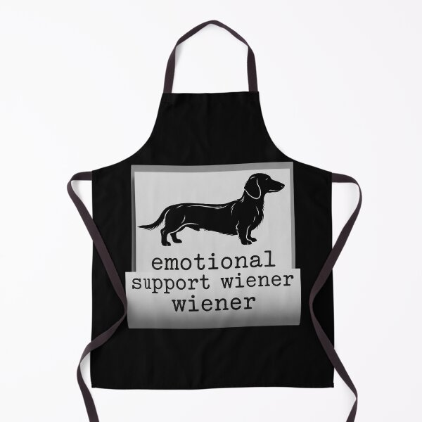 Item preview, Emotional Support Wiener Shirt, Funny Dachshund Dog Owner Tee, Wiener Dog Mom Gift for Pet Lover Friend designed and sold by THREE LITTLE BEANS.
