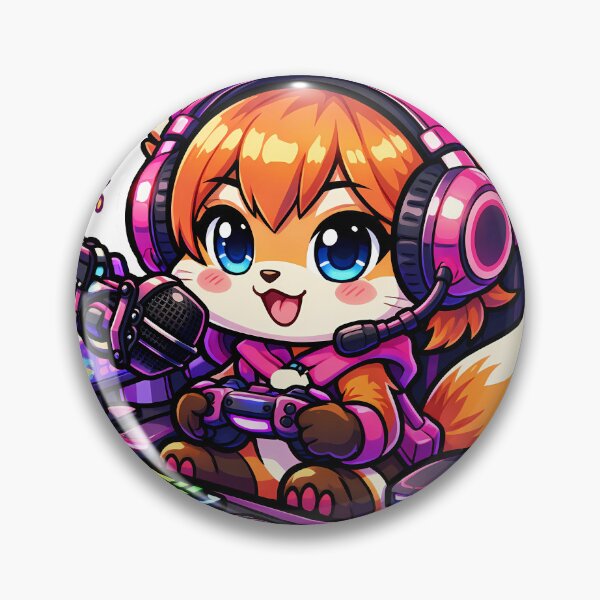 Item preview, Cute Chibi Fox Streamer designed and sold by PawsAndPixelsCo.