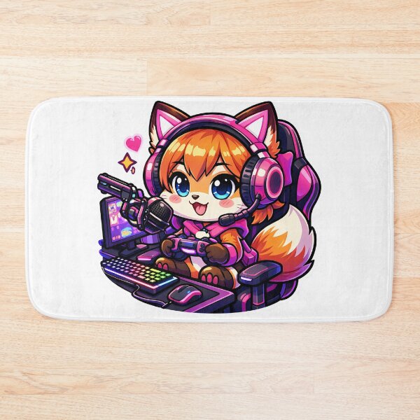 Item preview, Cute Chibi Fox Streamer designed and sold by PawsAndPixelsCo.