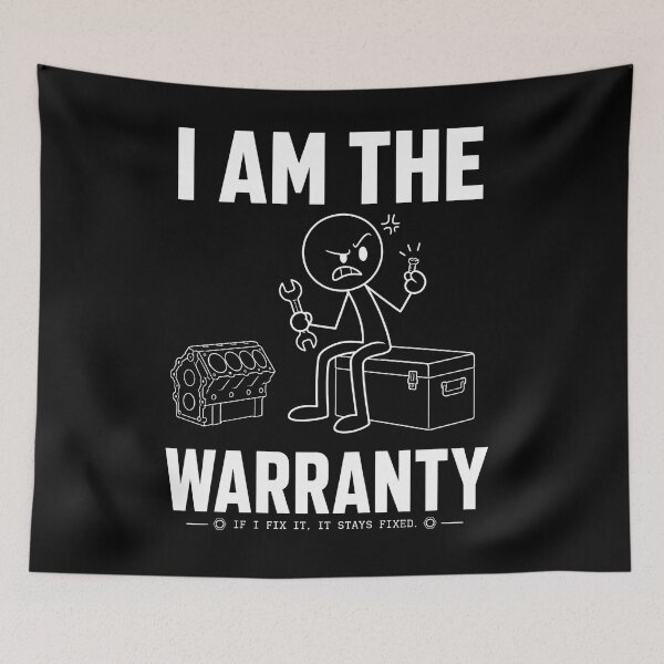 Item preview, I Am The Warranty Shirt Mechanic Dad Humor Shirt Father’s Day Shirt Mechanic Uncle Shirt Dad Joke Shirt Funny Shirt for Men designed and sold by THREE LITTLE BEANS.