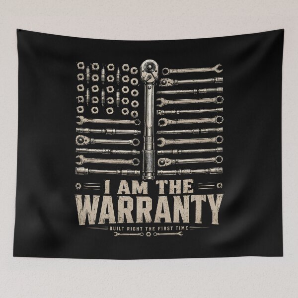 Item preview, I Am The Warranty Shirt Mechanic Dad Humor Shirt Father’s Day Shirt Mechanic Uncle Shirt Dad Joke Shirt Funny Shirt for Men designed and sold by THREE LITTLE BEANS.