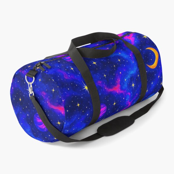 Item preview, ⭐ COSMIC DREAMSCAPES COLLECTION - Neon Galaxy Stars & Planets Pattern designed and sold by WheelieGdArt.