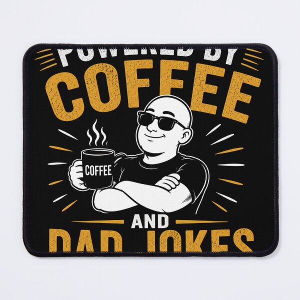 Item preview, Fueled by coffee and dad jokes. designed and sold by Giewont.