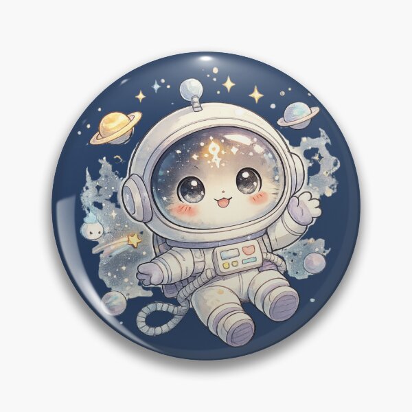 Item preview, Kawaii Space Astronaut Cute Galaxy Graphic T-Shirt designed and sold by MagicMakerPh.