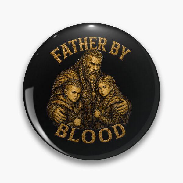 Item preview, Father By Blood Viking Dad Warrior Family Norse Design designed and sold by R3X .