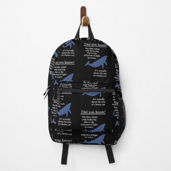 Item preview, Blue Whale Refraction Cat Size Optical Illusion designed and sold by marke770.