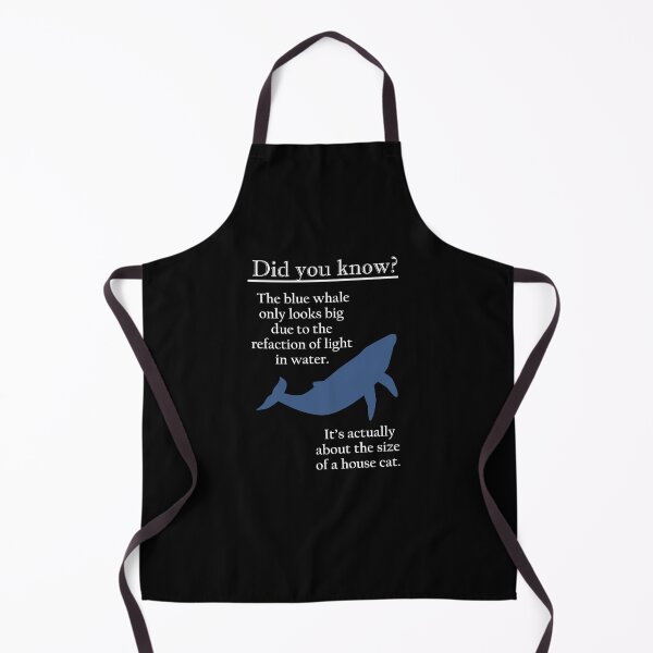 Item preview, Blue Whale Refraction Cat Size Optical Illusion designed and sold by marke770.