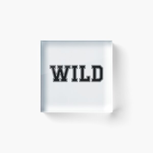Item preview, Wild - athletic words designed and sold by RebelHeroUK.