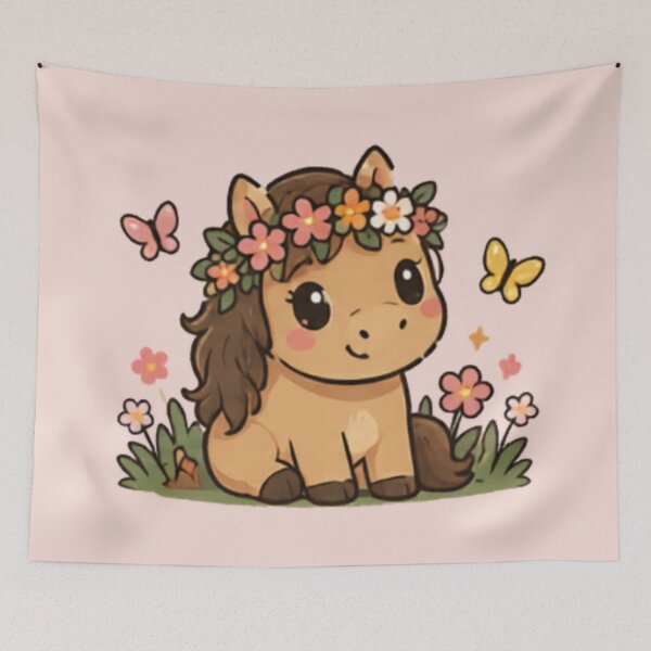 Item preview, Flower Child Pony designed and sold by MellowMunchkins.