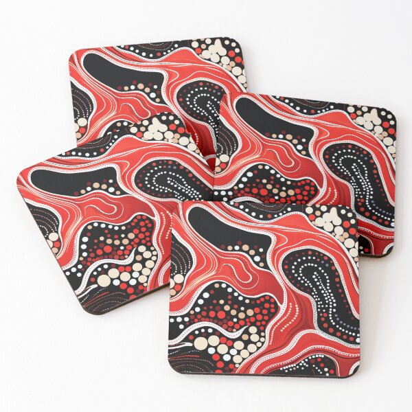 Item preview, Aboriginal Inspired Dot Art - From Lava with Love designed and sold by GrinGalore.