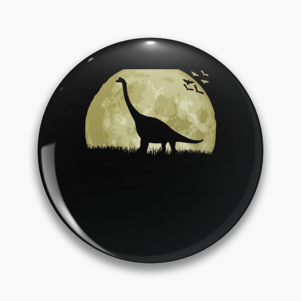 Item preview, Dinosaur Silhouette Full Moon Bats Night Scene designed and sold by marke770.
