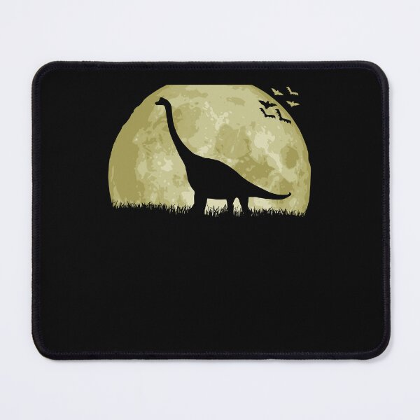Item preview, Dinosaur Silhouette Full Moon Bats Night Scene designed and sold by marke770.