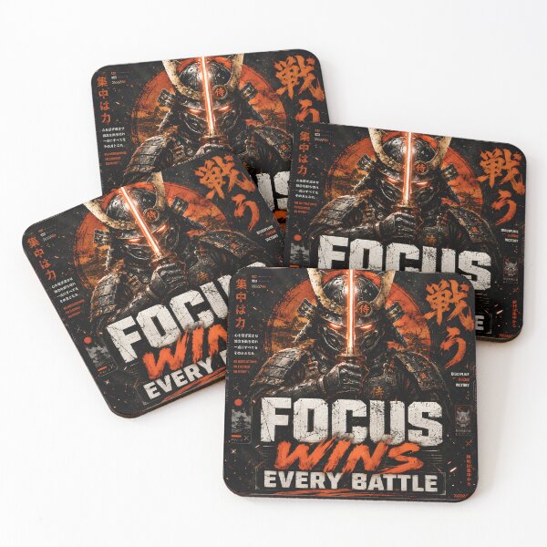 Item preview, Focus Wins Every Battle designed and sold by Fab-Haven.