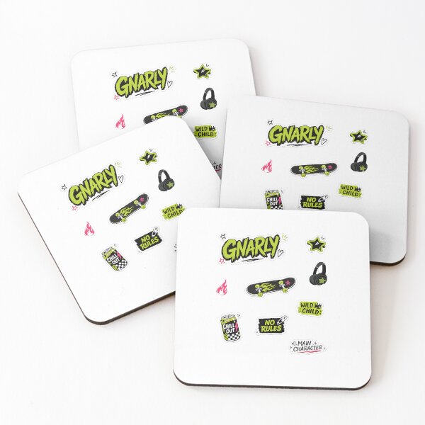 Item preview, Gnarly – Y2K Punk Skater Sticker Pack Aesthetic | kpop inspired stickers and accessories | katseye inspired packs | designed and sold by ravenRM.