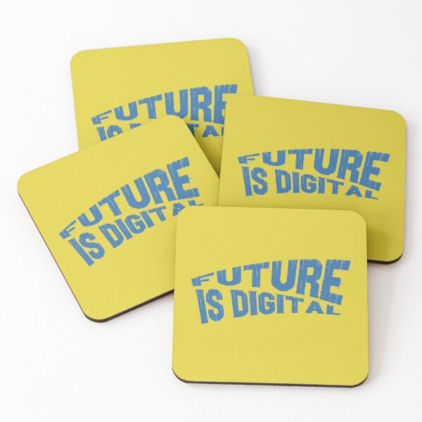Item preview, Future Is Digital – Futuristic Technology Typography Design designed and sold by StudioAyinla.