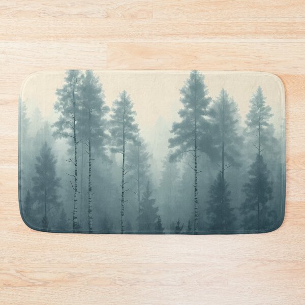 Item preview, Misty Pine Forest in Morning Fog designed and sold by Luna-Flow.