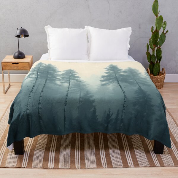 Item preview, Misty Pine Forest in Morning Fog designed and sold by Luna-Flow.