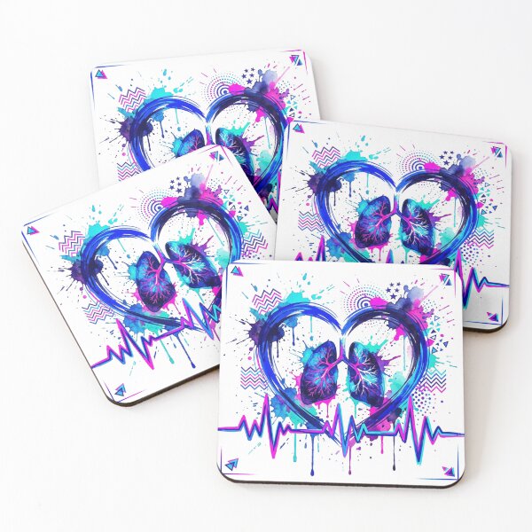 Item preview, nh. Love | Respiratory Therapist Heart & Lungs Art designed and sold by CollectionsJEm.