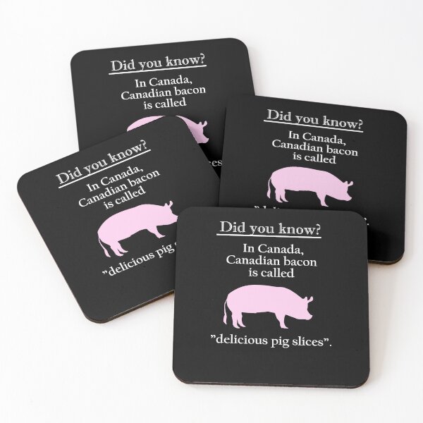 Item preview, Canadian Bacon Delicious Pig Slices Humor designed and sold by marke770.