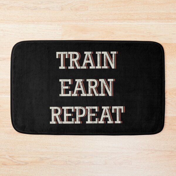 Item preview, Train Earn Repeat | Gym Motivation Design designed and sold by Xatutik.art.