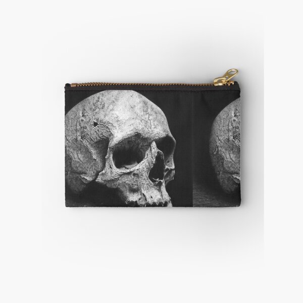 Item preview, Human Skull Charcoal Drawing — Gothic Hyperrealistic Analog Art designed and sold by David Mateo ArtWorks.